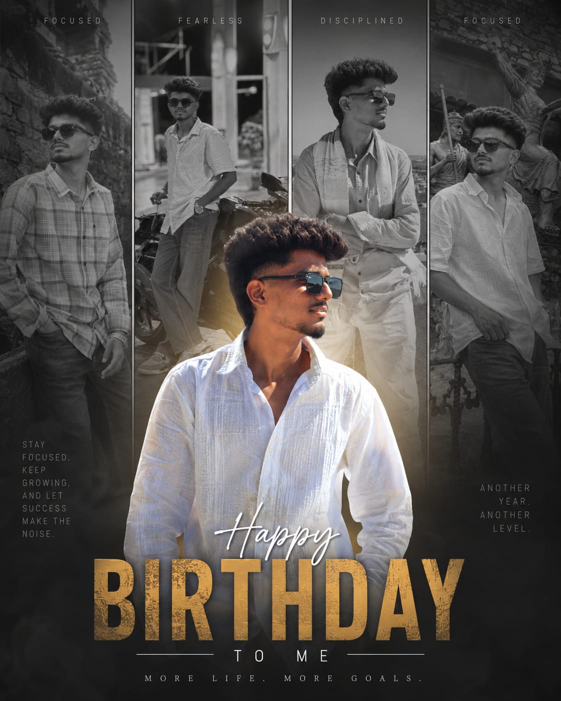 Happy Birthday Poster AI Prompt – Cinematic Birthday Portrait
