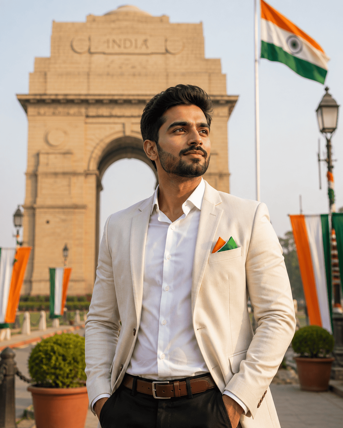 Indian Independence Day Professional Portrait AI Prompt | 15 August