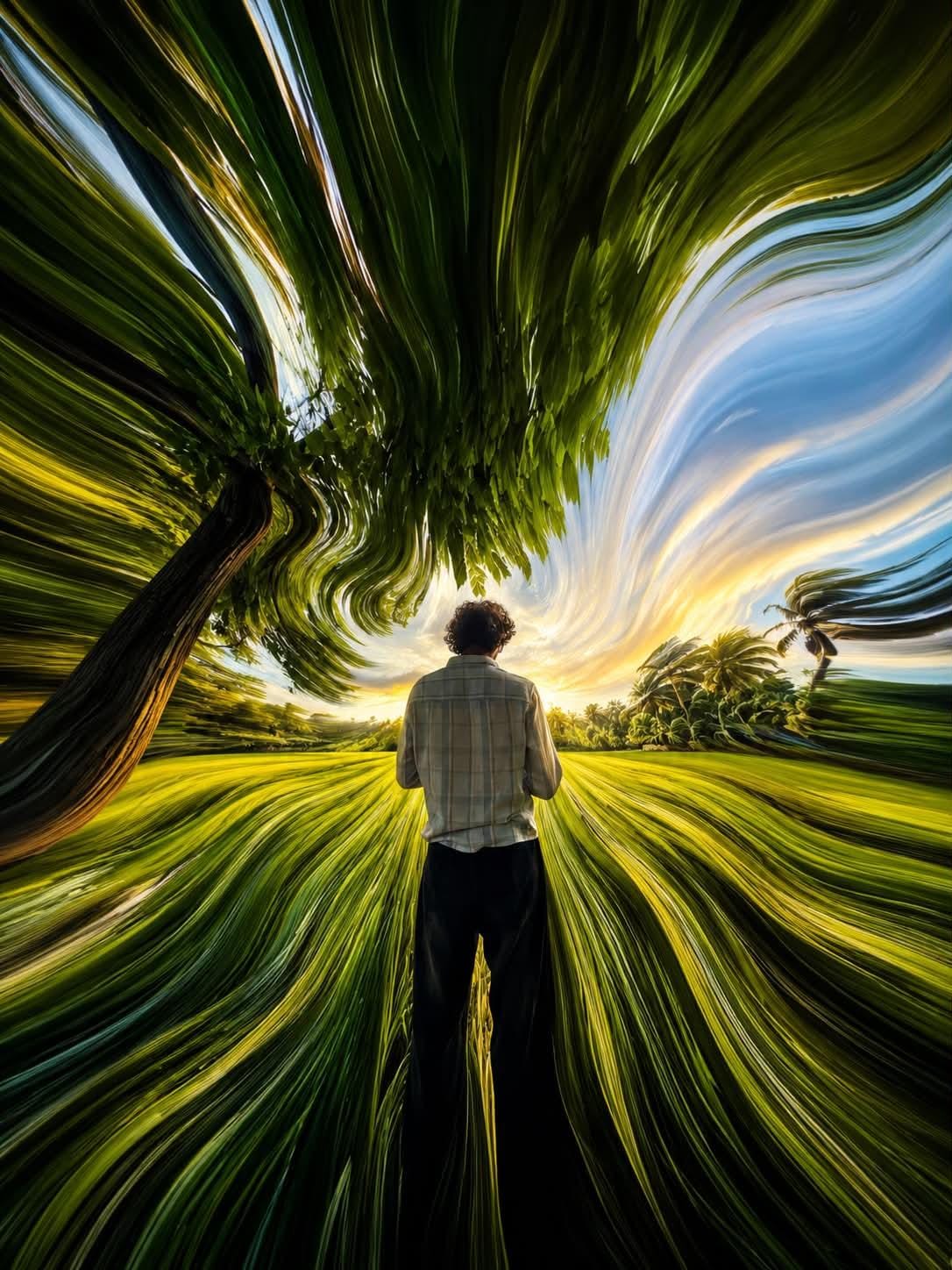 Pixel Stretch AI Prompt | Ultra Realistic Abstract Motion Effect
